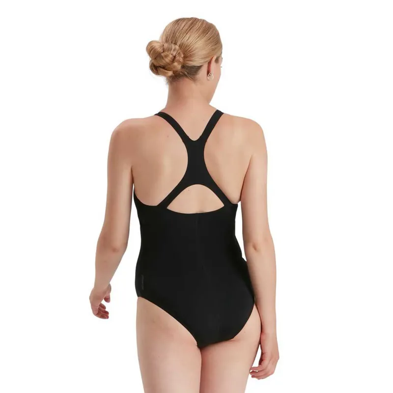 Speedo Women's ECO Endurance+ Kickback Swimsuit Black-2